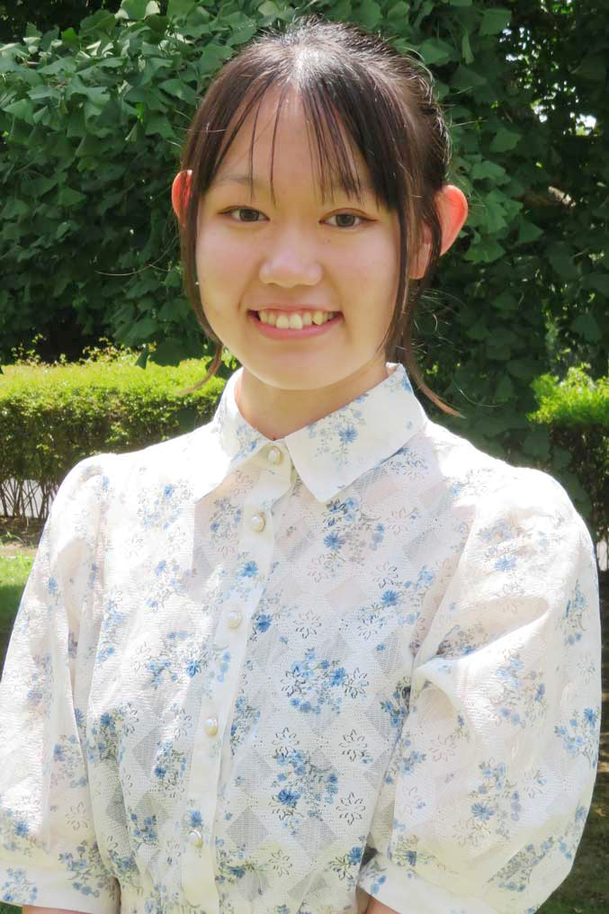 桐榮祭実行委員長 藤井夢果